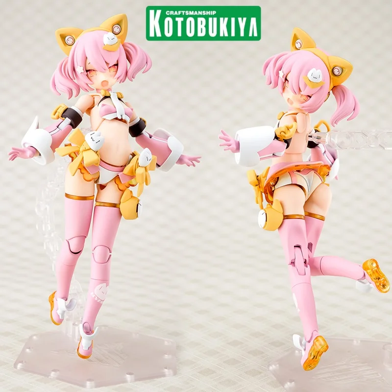 

Оригинальные сборные модели Kotobukiya Kp740 Megami Device B2 Puni Mofu с лезвием Mao, милые аниме игрушки