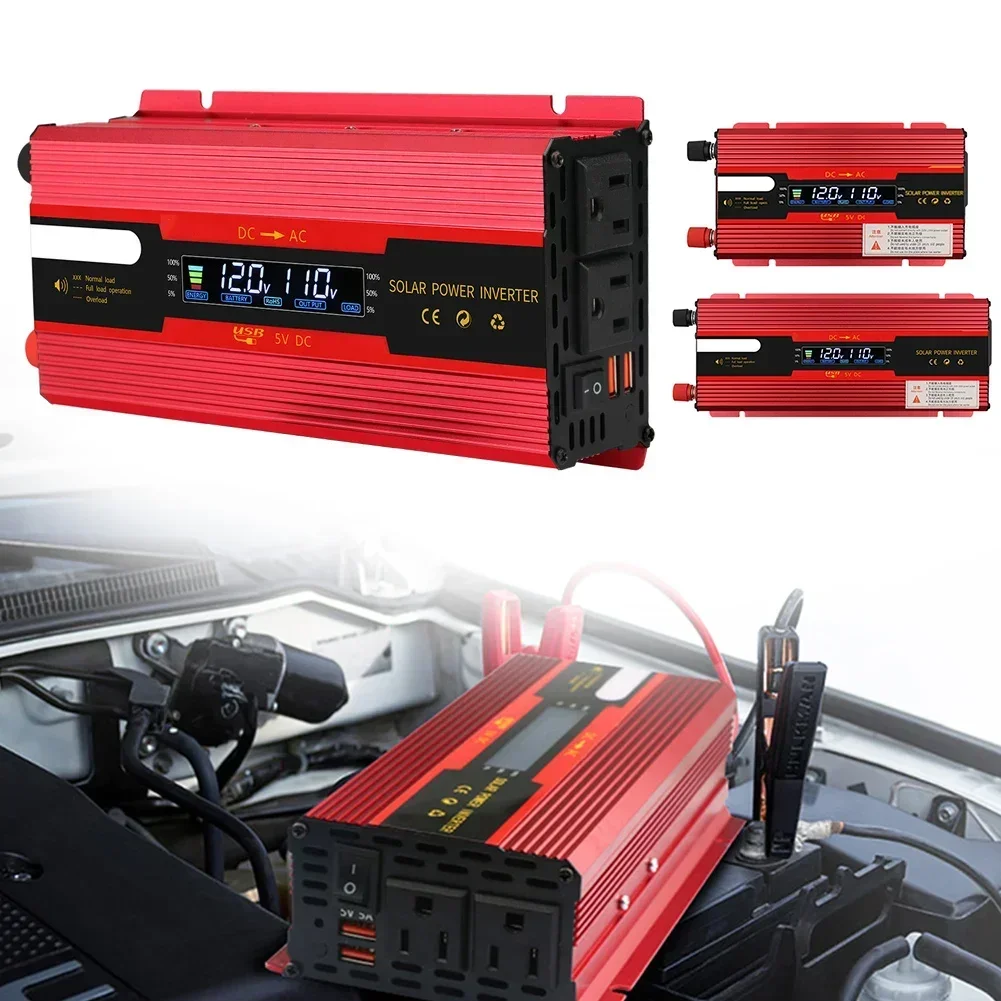 

Pure Sine Wave Inverter 12v24v To 110v 3000W 4000W 6000W DC To AC Portable Power Voltage Converter Car Solar Inverter