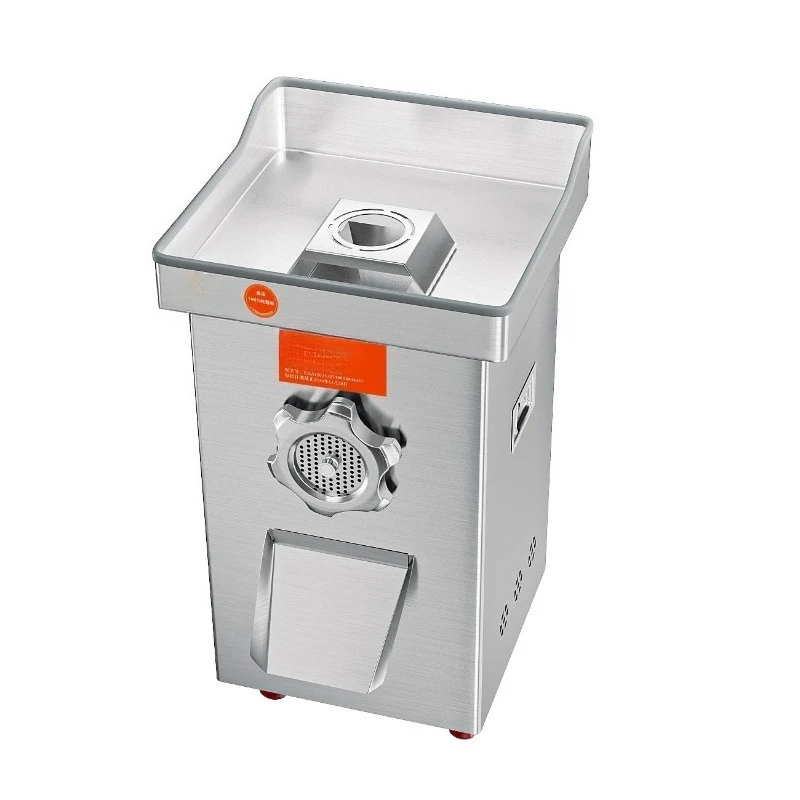 400 series stainless steel double cutter head meat grinder, commercial minced meat electric