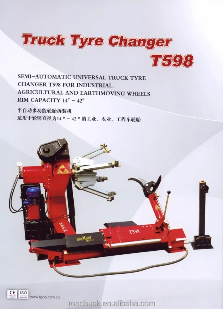 Heavy Duty Automatic Truck Parts Tire Changer Equipment Changing Machine T568