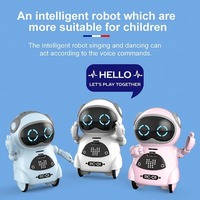 Interactive Mini Smart Robot Toy with Voice Recognition, Recording, Singing & Dancing for Kids Ages 3-12