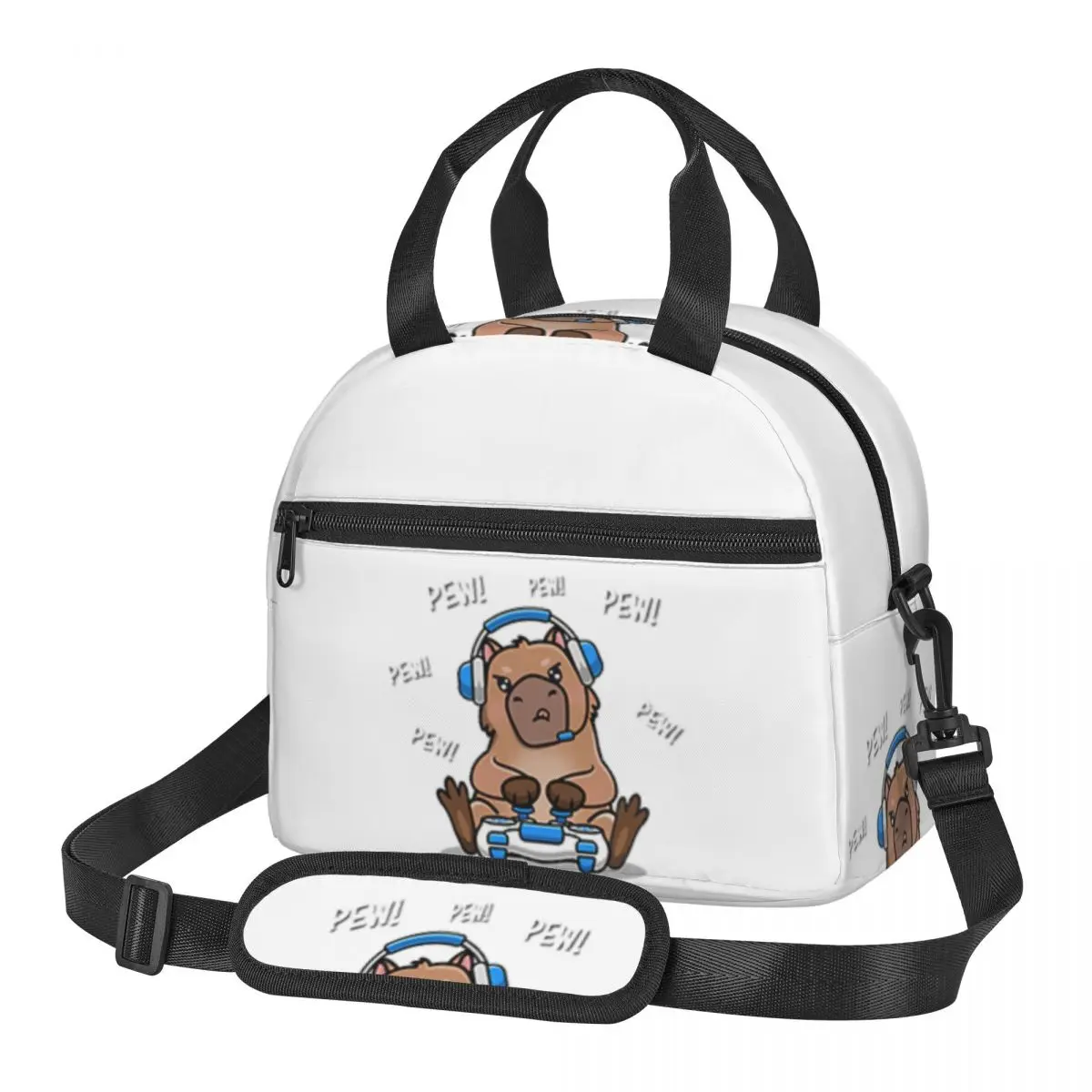 Capivara almoço sacos isolados bento caixa à prova dwaterproof água almoço tote sacos de piquenique saco térmico para mulher escola