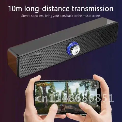 Subwoofer Soundbar Home Theatre System TV Sound Bar Bluetooth Speaker Extra Bass PC Computer Speakers Stereo Bass