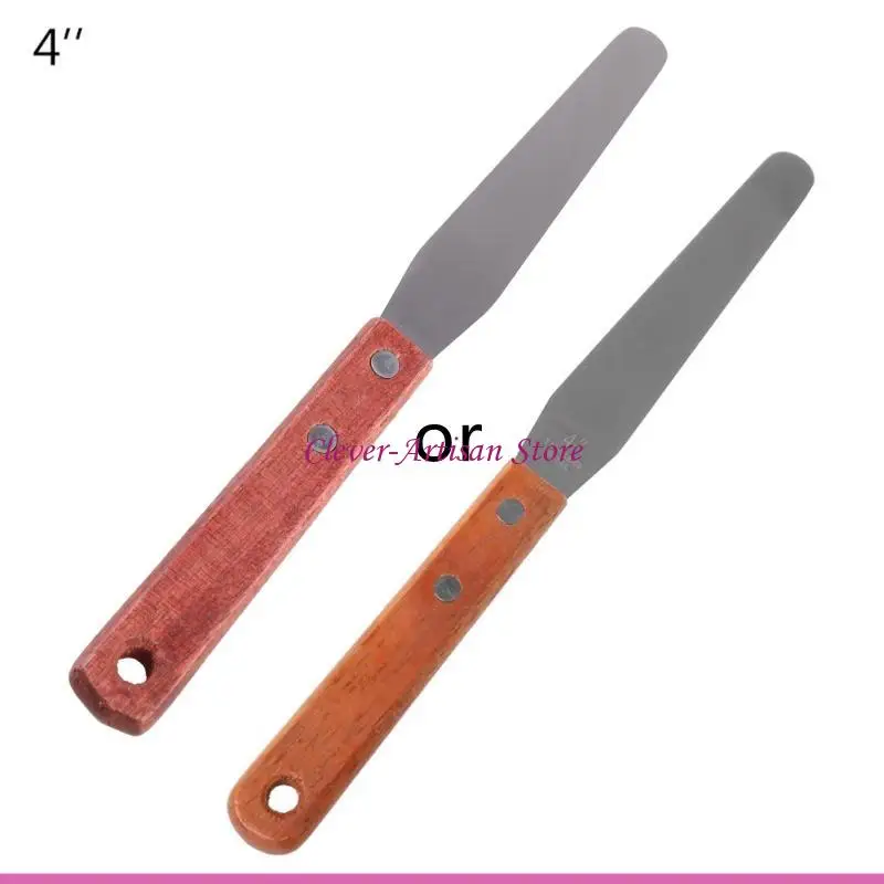 E06b acero inoxidable pintura pintura cuchillo mezcla mezcla espátula raspada textura textura