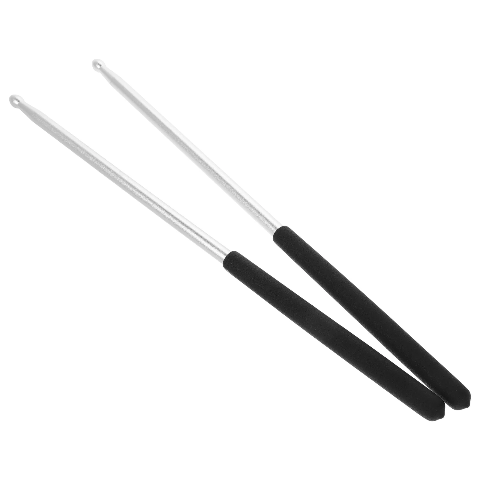 

1 Pair Drumsticks Aluminum Alloy Heavy Duty Metal Percussion Sticks Lightweight Portable Rhythm Rods For Stage Marching Practice