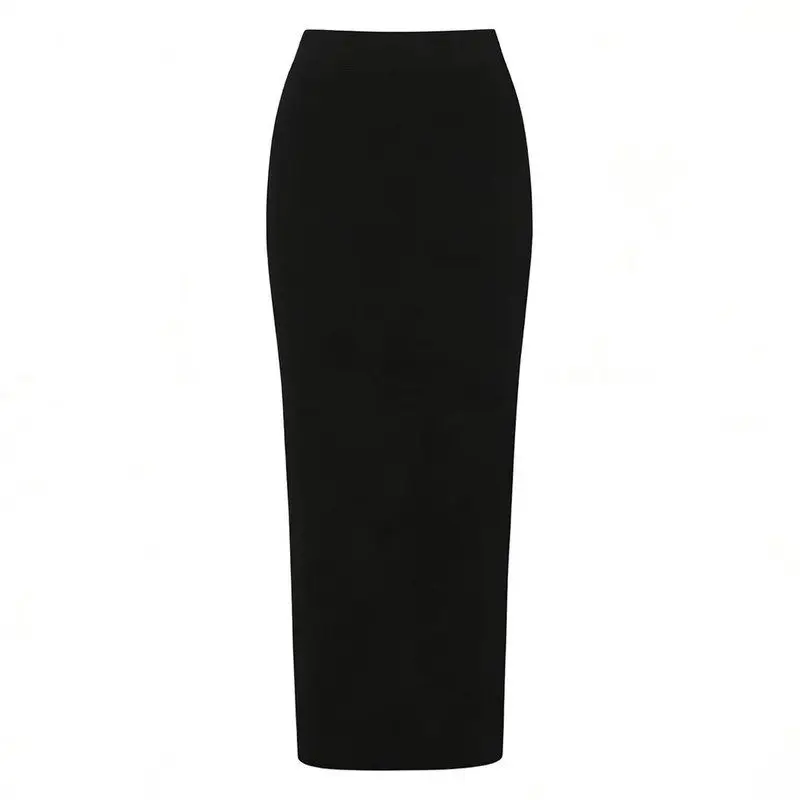 

High Quality Fashionable Knitted Wrap around Skirt Spring Autumn New Style Versatile Slimming Women's mid Waist Skirt