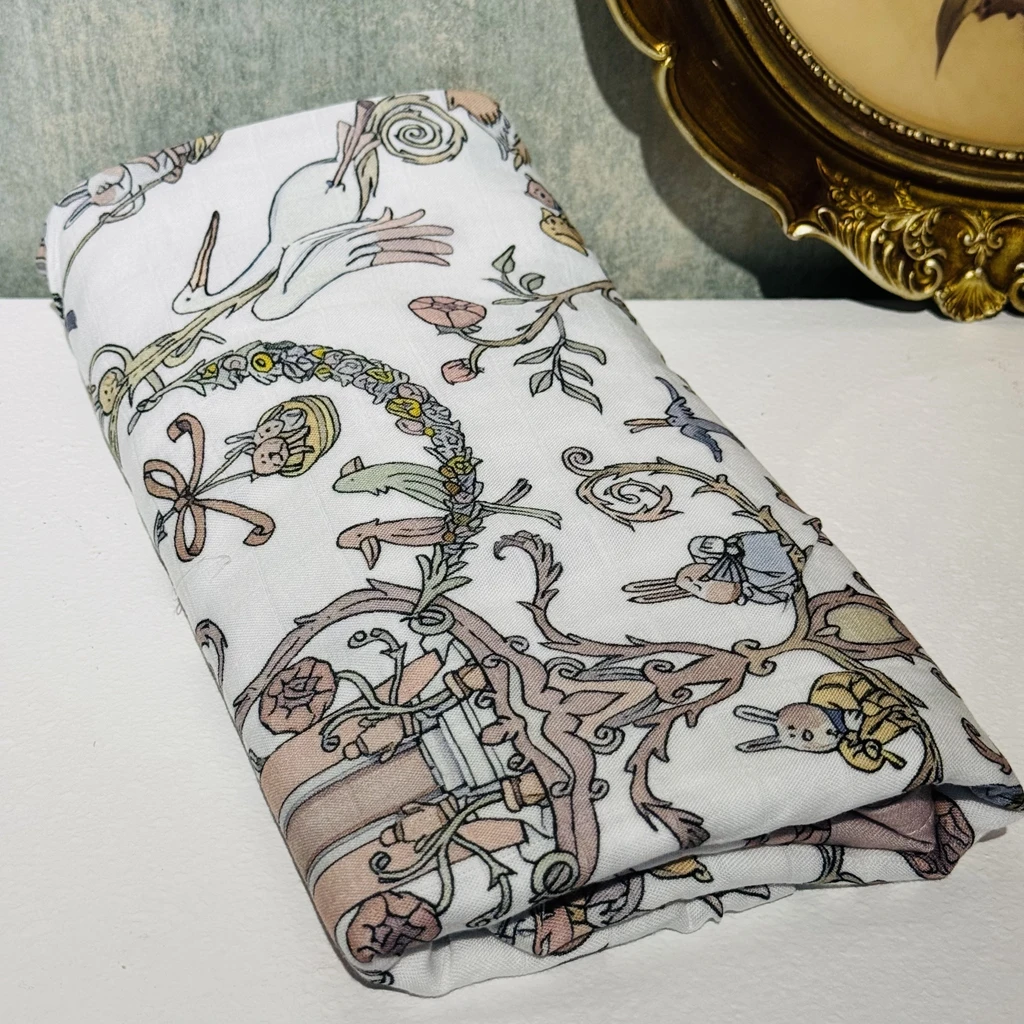 2026 الترا لينة الطفل بطانية من الموسلين خفيفة الوزن تنفس قماط تلقي بطانية لحديثي الولادة القطن يلتف #5