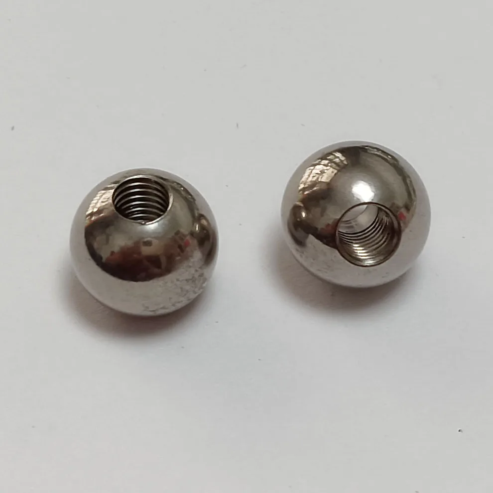 SS304 Stainless Steel Thread Hole Ball For CNC Later Machine