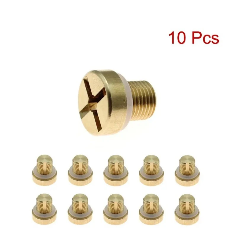 For BMW E36 E39 E46 Mini Cooper Water Tank Return Pipe High Quality Brass Coolant Expansion Tank Bleeder Screw 17111712788