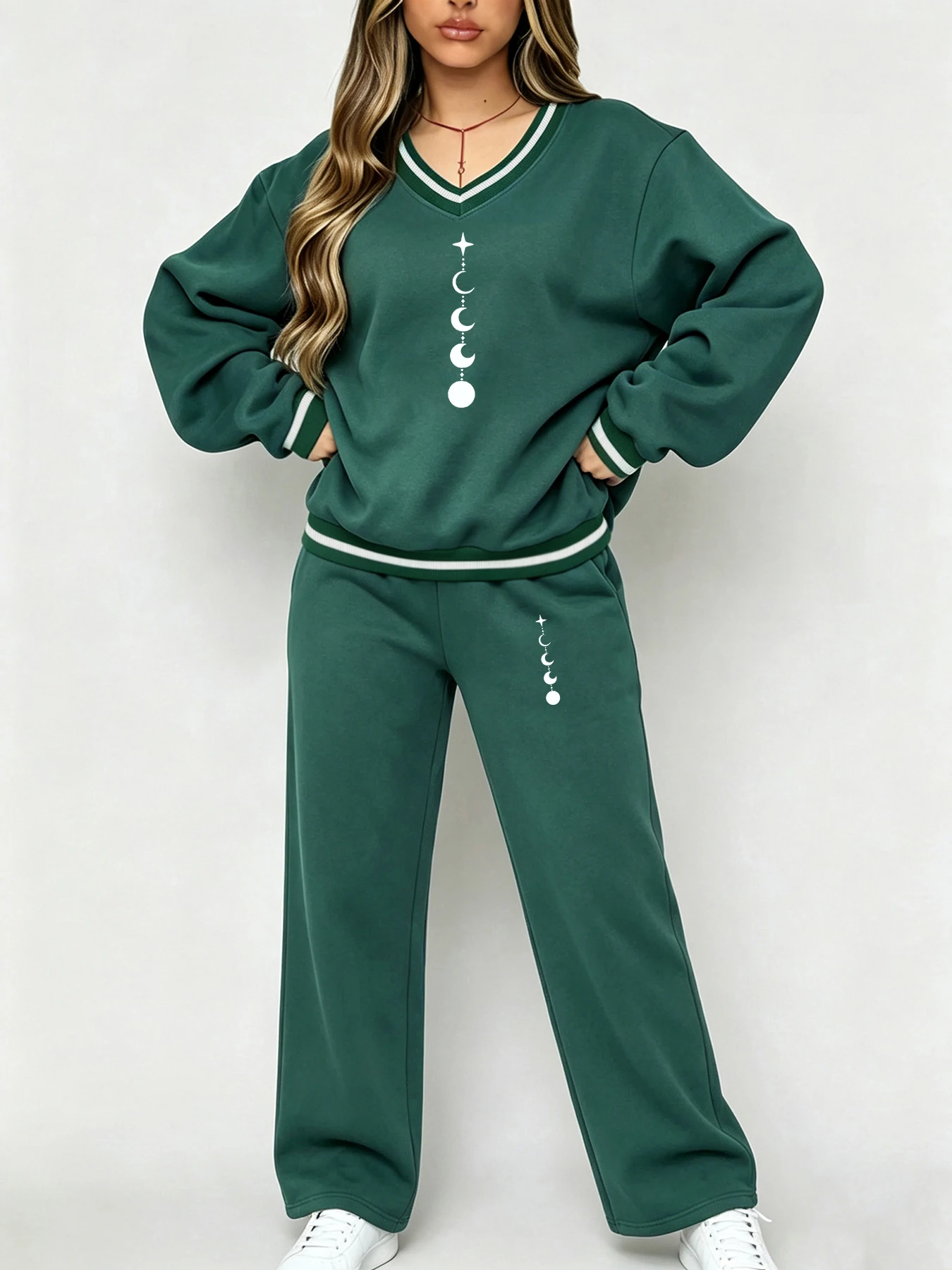 Winter Clothing Essentials For Women - Fantasy Magic Star and Moon Vertical