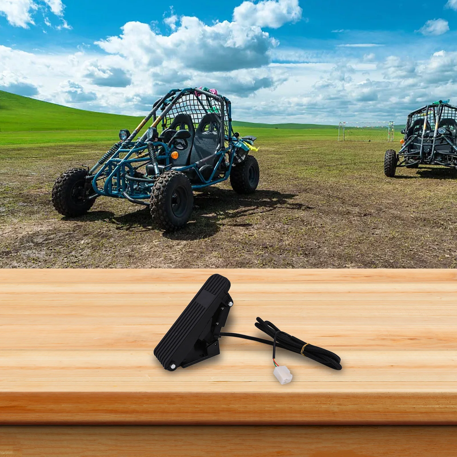 

Для деталей электрического велосипеда, ножная дроссельная заслонка, уличная педаль, пластик, 1 шт., запасные части, аксессуары для картингов