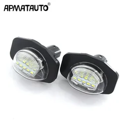 2X canbus Car LED License Plate Lights 12V  LED Number Plate Lamp For Toyota Corolla Auris Alphard Sienna Wish Scion XB XD Urban