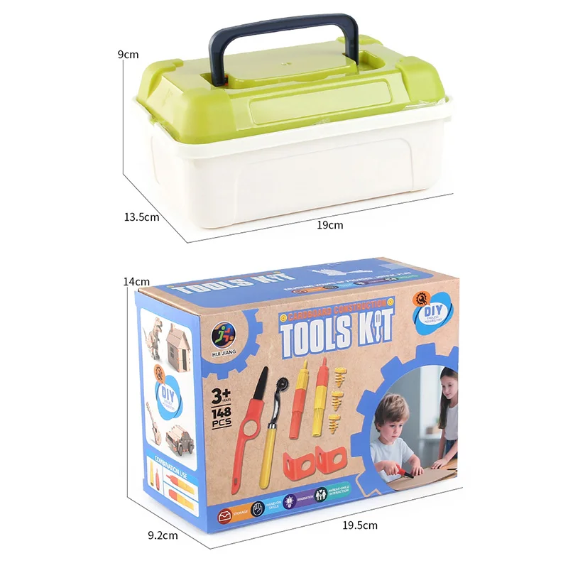 

Cardboard Screw DIY Set Family Parent-child Interactive Activities Manual Supplies Children Adult Manual Crafts DIY Accessories