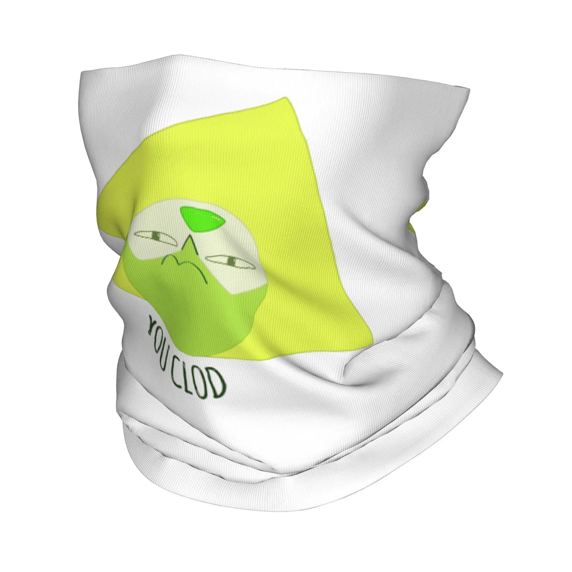 

You Clod Peridot Steven Universe Bandana Neck Gaiter Printed Mask Scarf Warm Headband Riding For Men Women Adult Windproof
