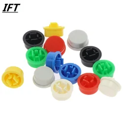 50pcs Free shopping Round Tactile Button Caps Kits 9.58*5.1mm for 12*12*7.3mm Micro Tact Switch For Arduino