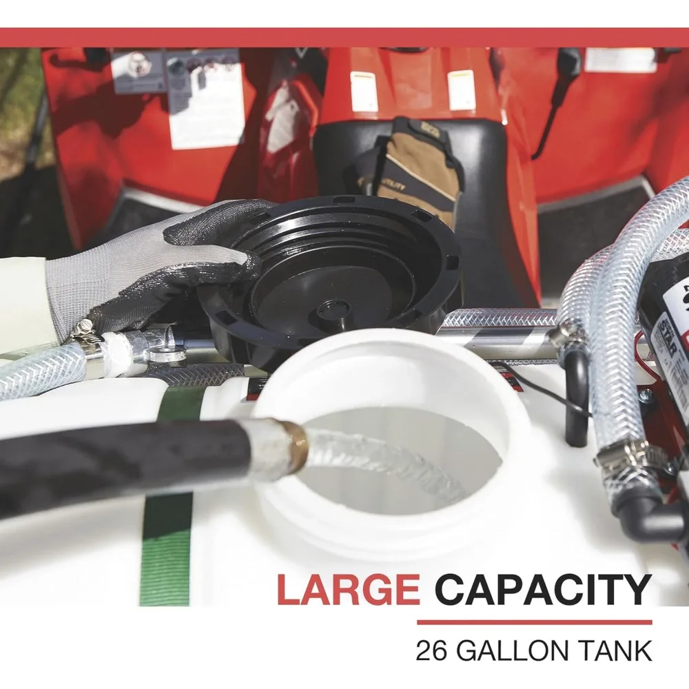 ATV Tree Sprayer - 26-Gallon Capacity, 5.5 GPM, 12 Volts
