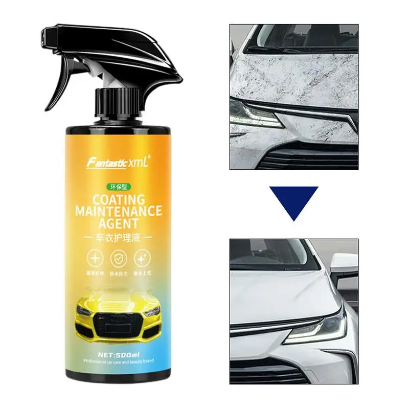 

Car Exterior Cleaner 500ml Oil Stain Cleaning Agent Exterior Degreaser Car Film Cleaner Coating Maintenance Agent Car Detergent