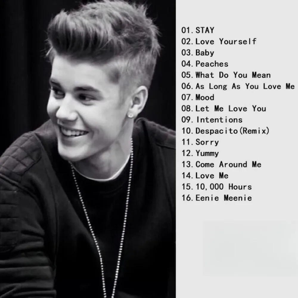 

Коллекция лучших хитов Джудао Джастин Бибер (CD для автомобиля) | Безупречное высококачественное аудио | Премиум для любителей поп-музыки