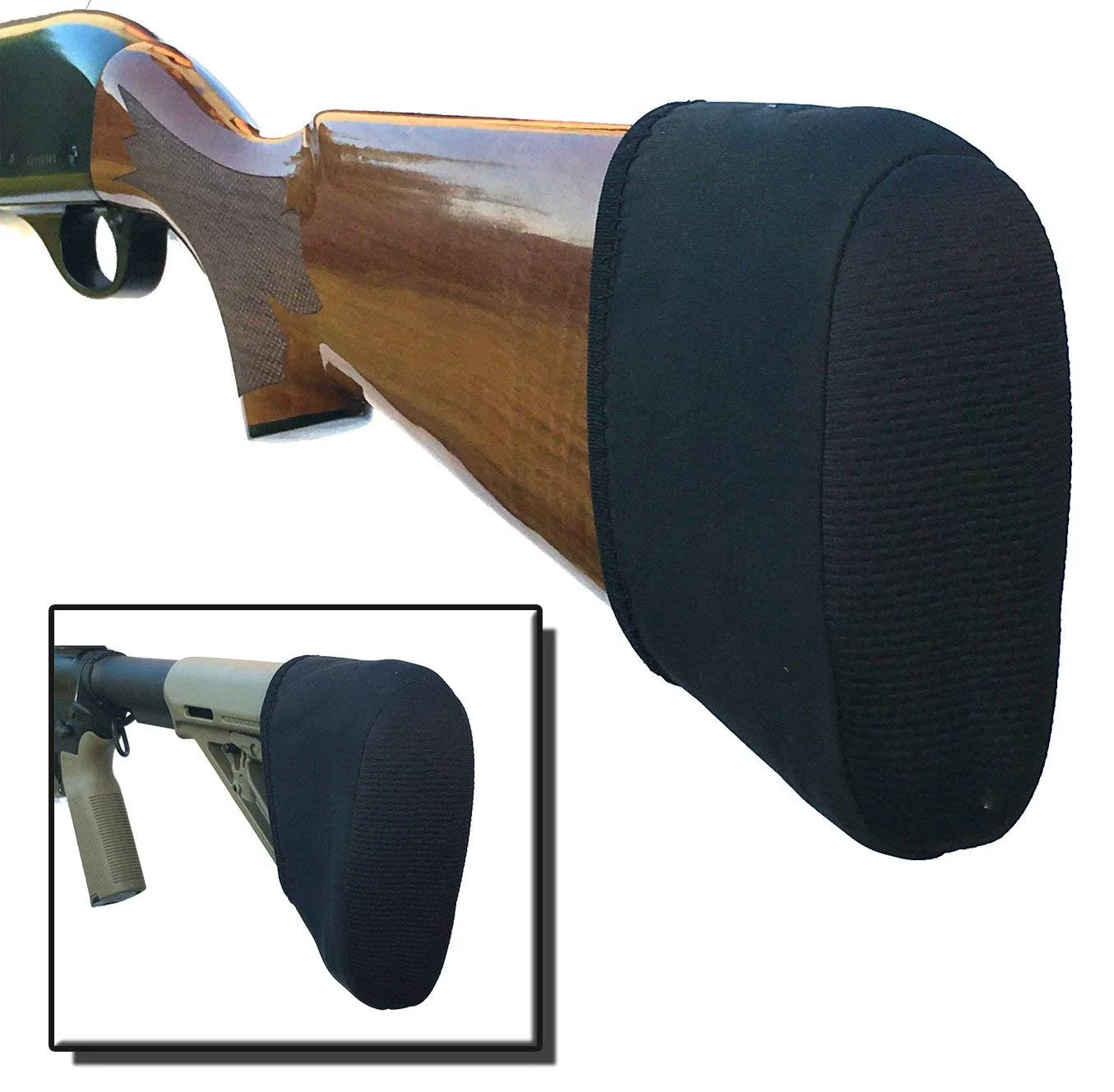 Tactical AK47 AK74 Slip On Recoil Pad Buttstock Gel Filled Rifle Shotgun Slip-on Recoil Butt Pad Buttpads Hunting Accessories