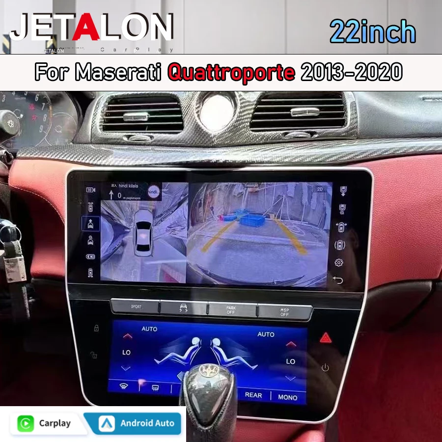 

22" Curved Screen Android Car Radio For Maserati GT 2007-2015 Carplay Multimedia Player Navigation Stereo Head Unit