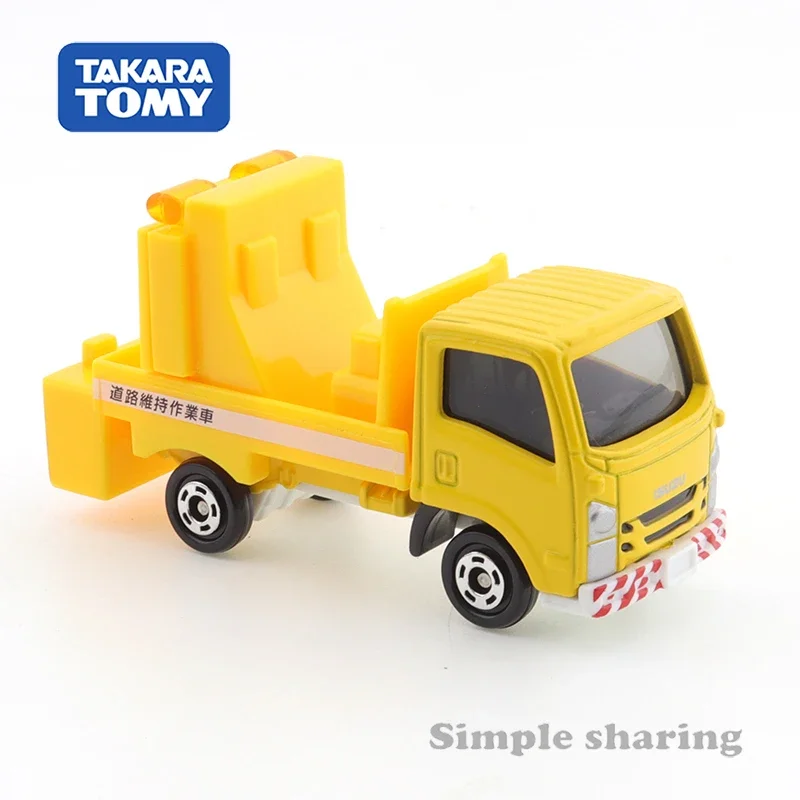 Takara Tomie No.26 Isuzu Elf Signalering Vrachtwagen Auto Legering Speelgoed Motorvoertuig Diecast Metalen Model Verzamelen Jongen