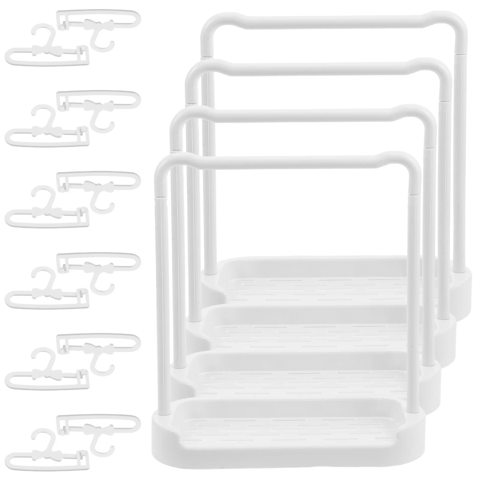 

1Set Miniature Clothes Rack Dollhouse Wardrobe Hangers - Realistic Sophistication for Mini Garments Storage Dollhouse Furniture