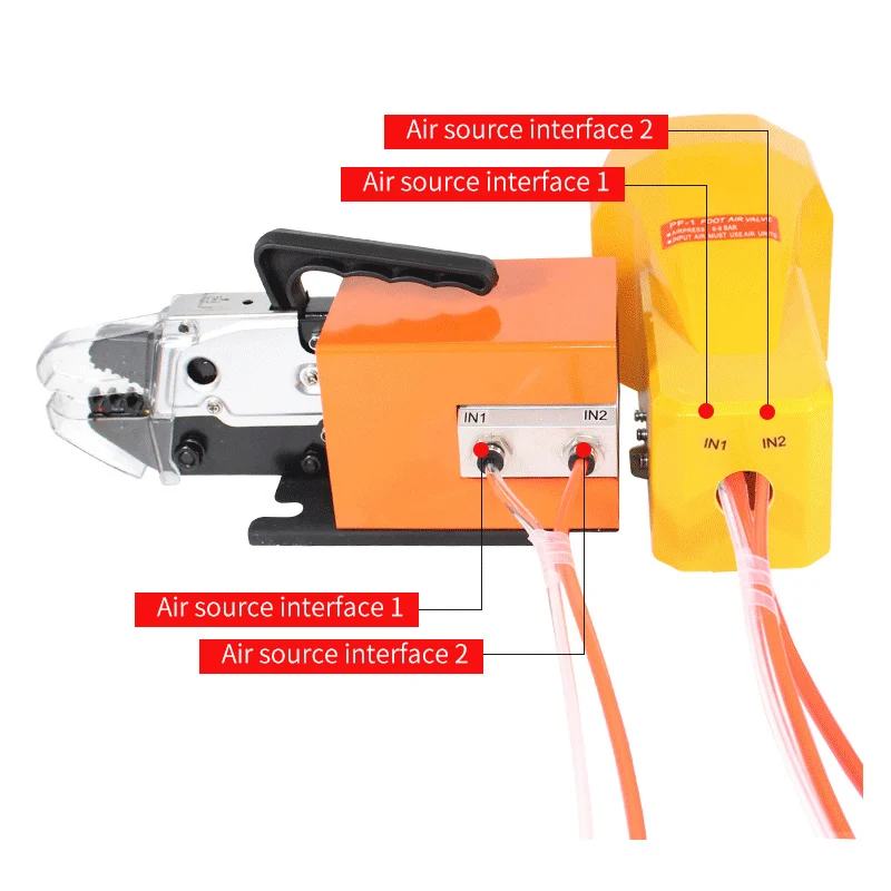 Pneumatic Crimping Tool Crimper Plier Machine Pneumatic Terminal Crimping Machine Crimp Machine Kinds Terminals Pressing Tools