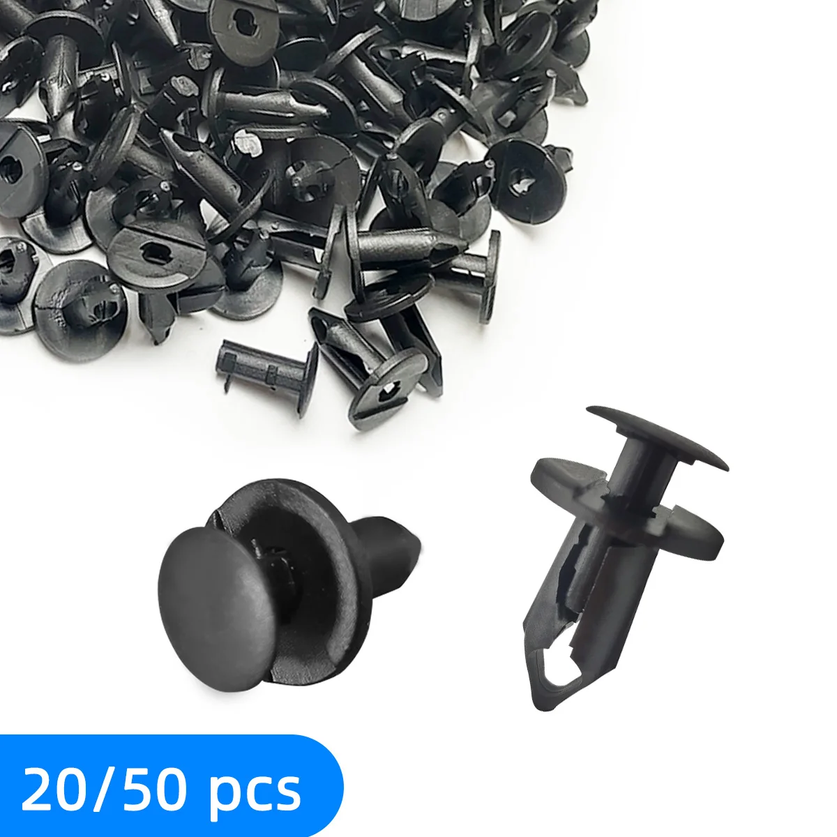 Auto Fastener Clip Car Fender Push Retainer Pin Rivet Bumper for Door Trim Panel Retainer Fastener Kit, Bag/Box Package 20/50pc