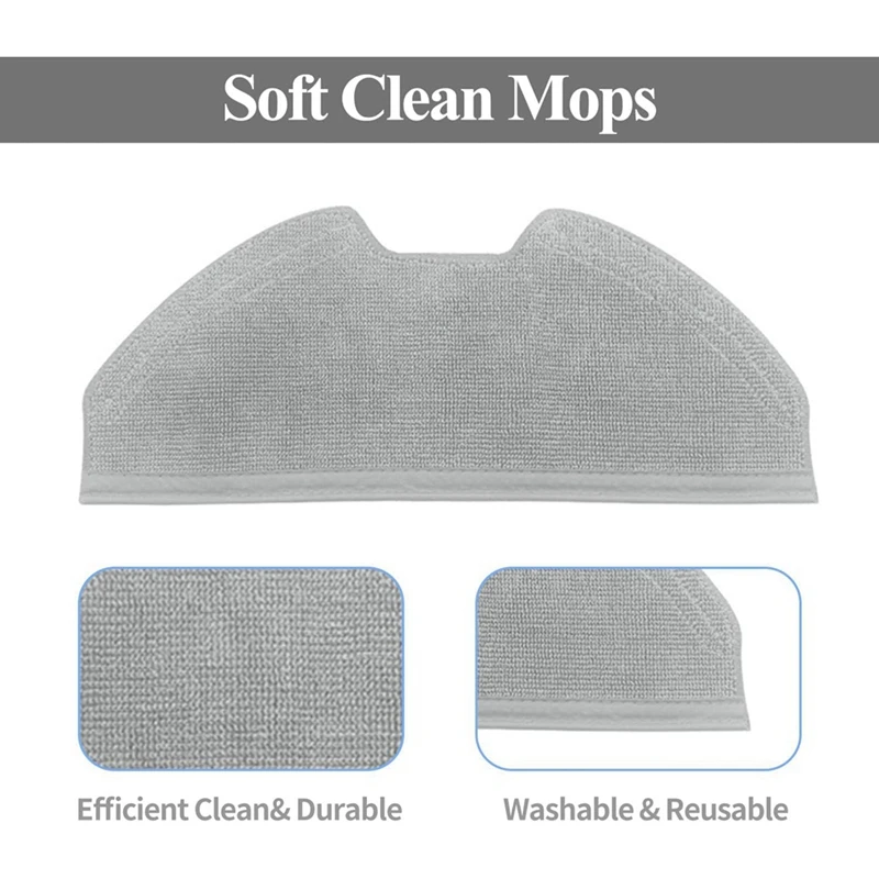 Parti di ricambio per Eufy X8 Pro, spazzola laterale principale Filtri Hepa Cuscinetti per mocio Accessori per aspirapolvere robot