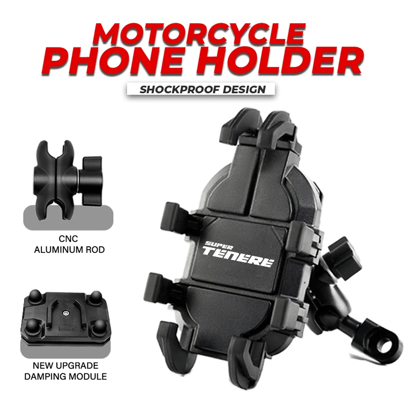 

Mobile Phone Holder GPS Stand Bracket Motorcycle Accessories For Yamaha TENERE 700 Tenere700 900 Super Tenere Accessories