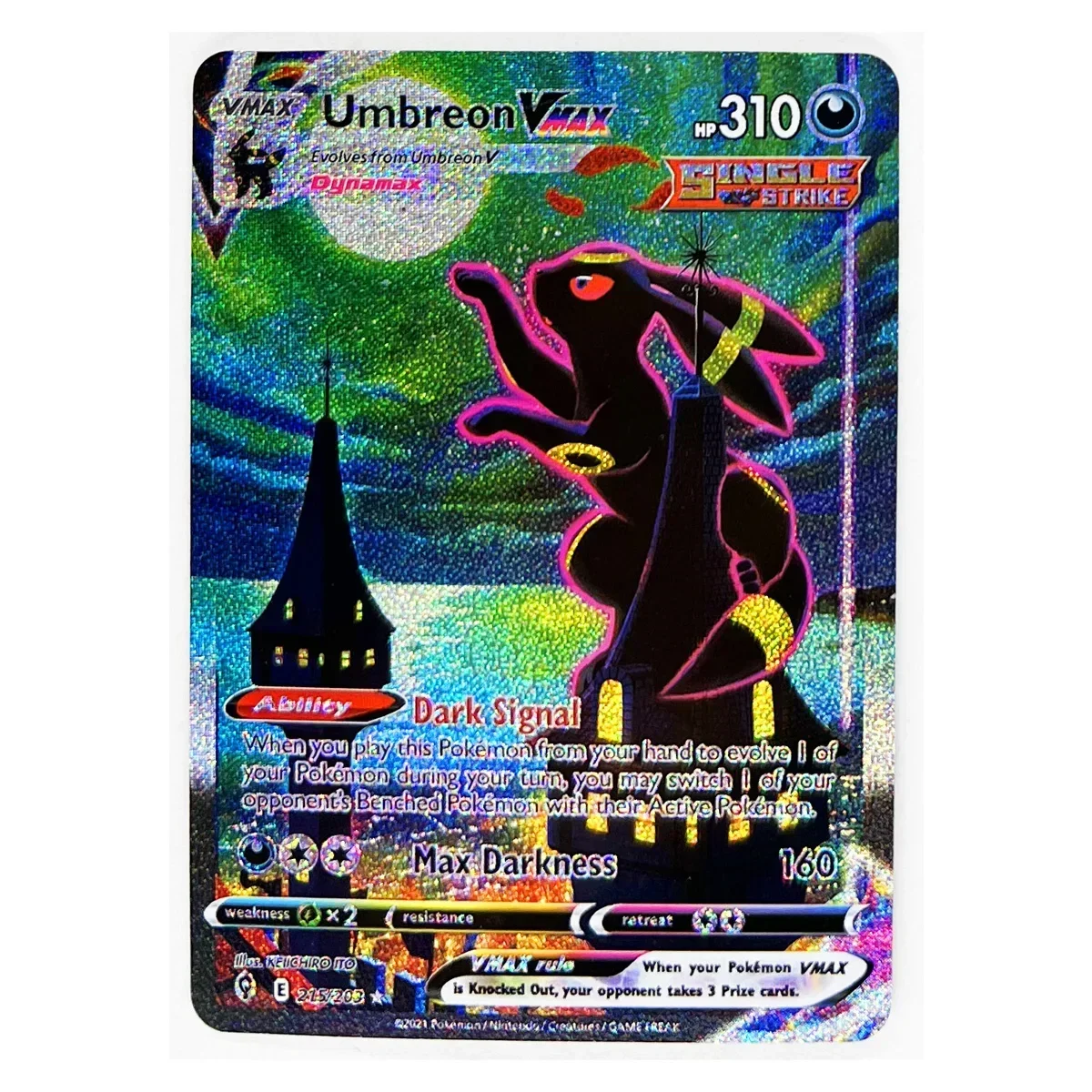 Vmax Umbreon Toys Hobbies Hobby Collectibles Game Collection Anime Cards