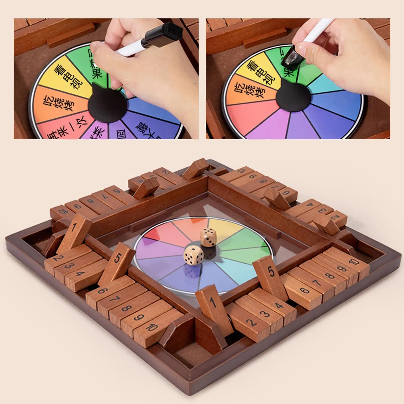 

Игра в кости, деревянные игральные кости, настольная игра, четырехсторонние цифры, шахматная игрушка для родителей и детей, взрослых, студентов, мужчин, дома, путешествий, вечеринки, семьи