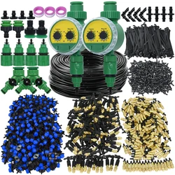 KESLA 5M-50M Micro Drip Irrigation System Portable Automatic Watering w/ Adjustable Drippers Misting Watering Kits Garden Hose