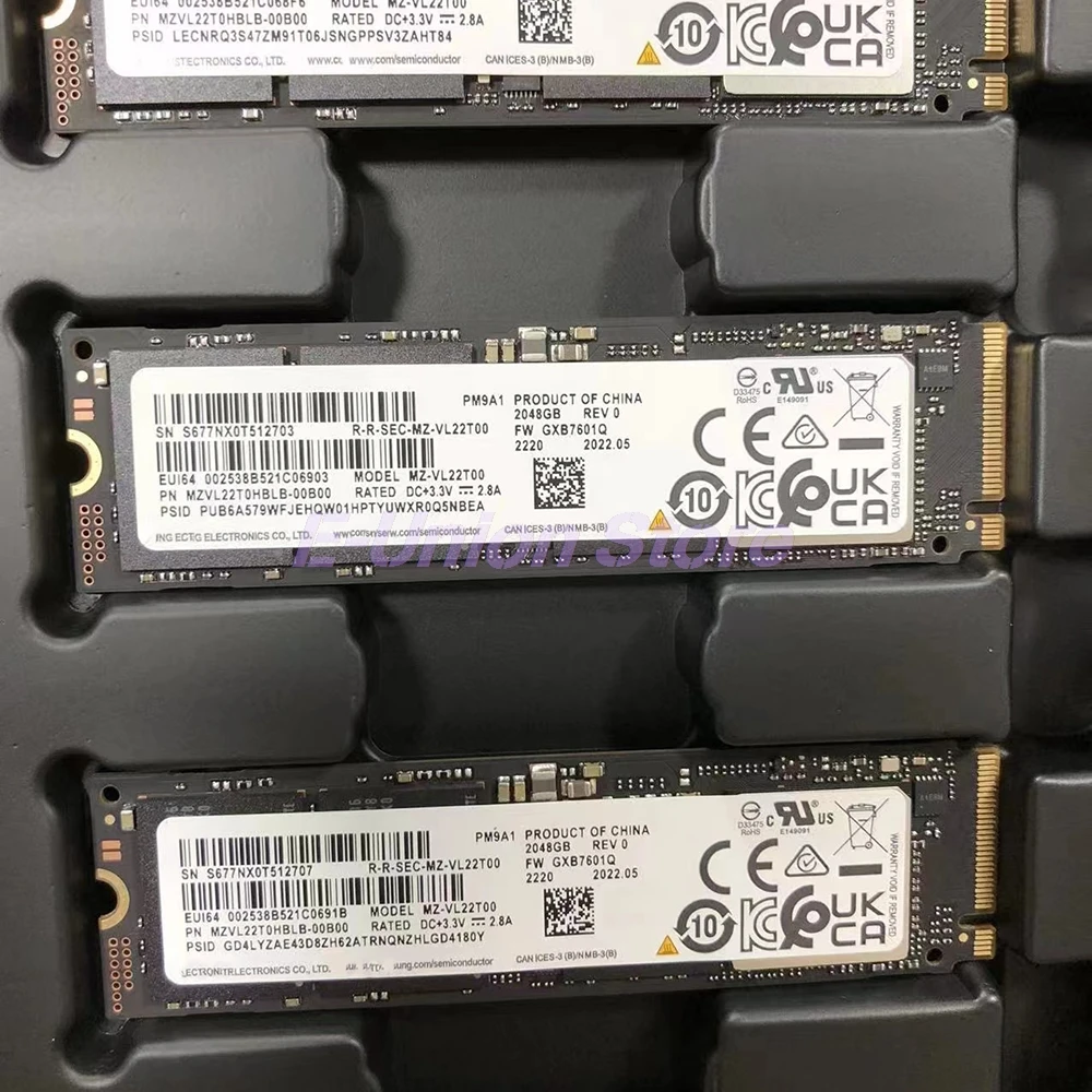 PM9A1 サムスン新しいソリッドステートドライブ MZVL22T0HBLB-00B00 2T M2 NVME SSD