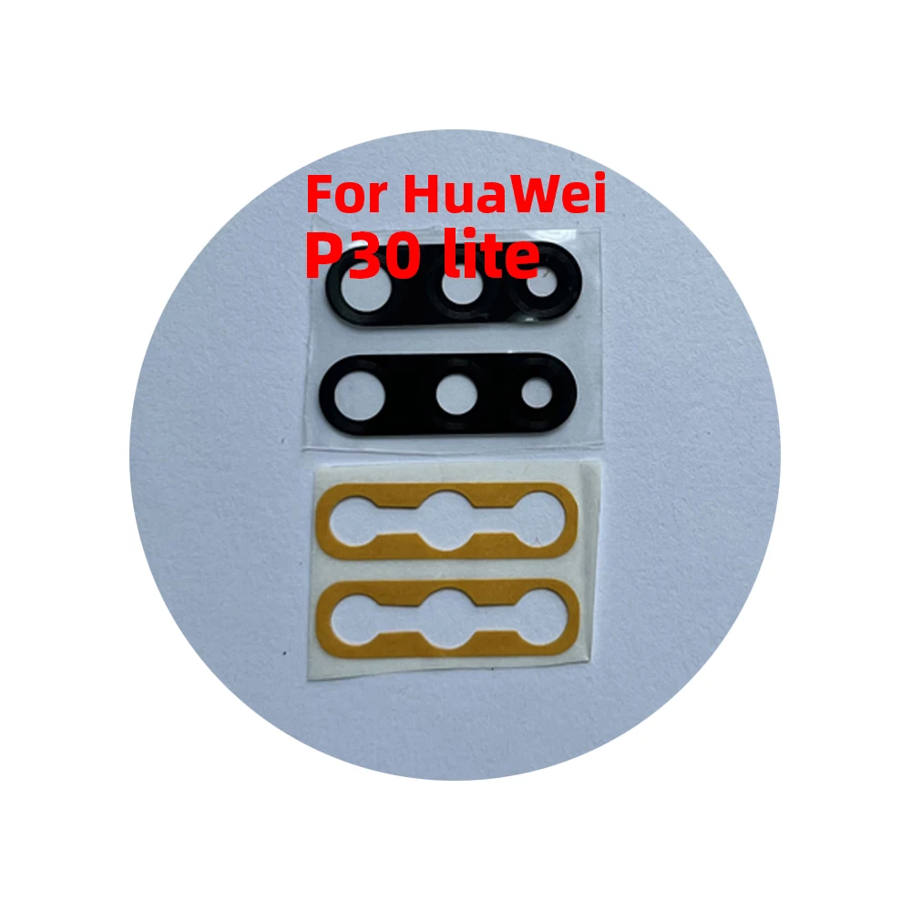 Rear Back Camera Glass Lens For Huawei P30 lite Camera Glass Lens Glass + Sticker Replacement Repair