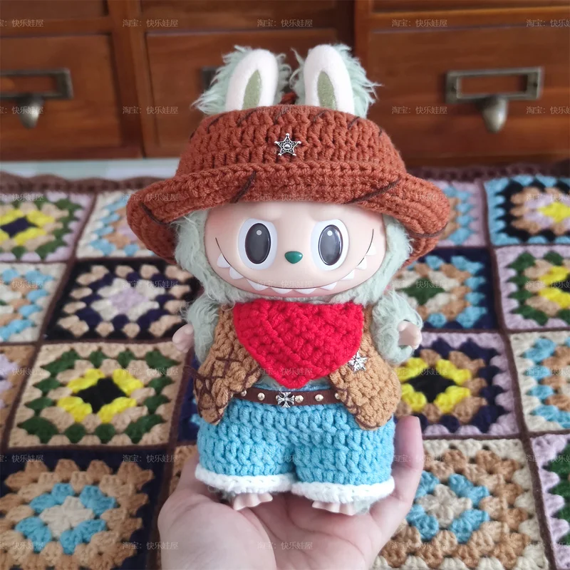 

Labubu Clothes Woody Dolls Labubu First generation, second generation, third generation rubber doll pendant clothes