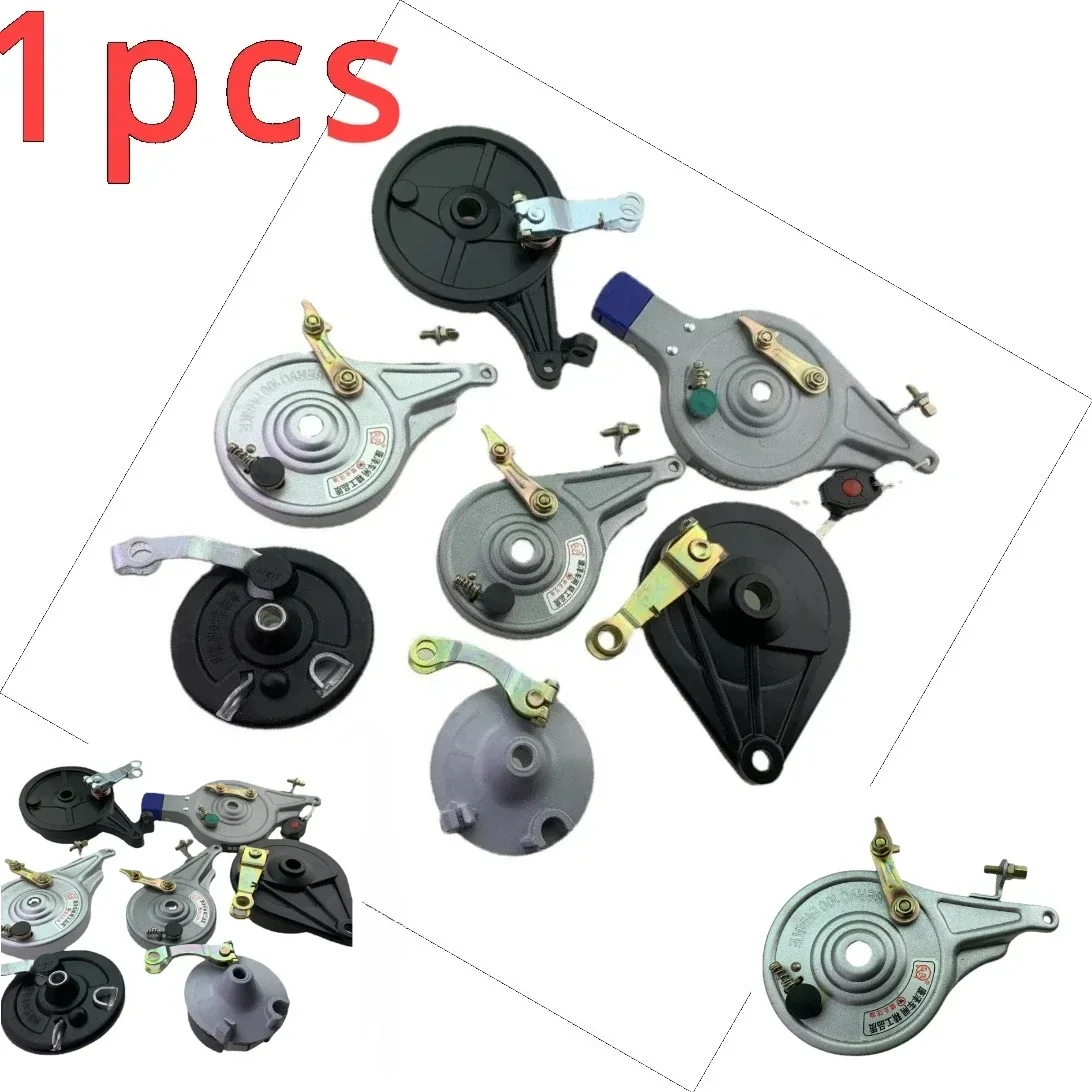 For 80mm-90-100-110mm Electric Vehicle Rear Brake Line Rear Line Meters Drum Brake Black,Silver for GN125 GN250 CB400 GY6-150