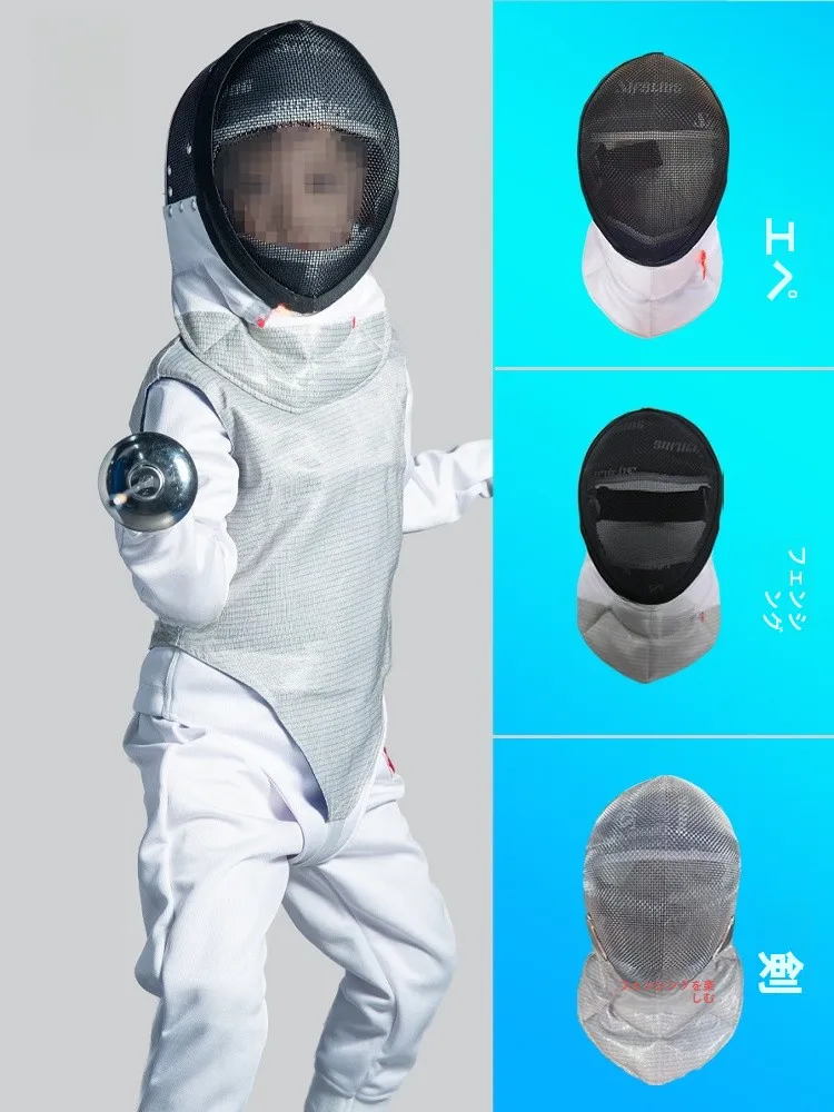 fencing-mask-epee-and-saber-protective-face-mask-cetition-adult-and-child-helmet-cap-cfa900800n-detachable-and-waable