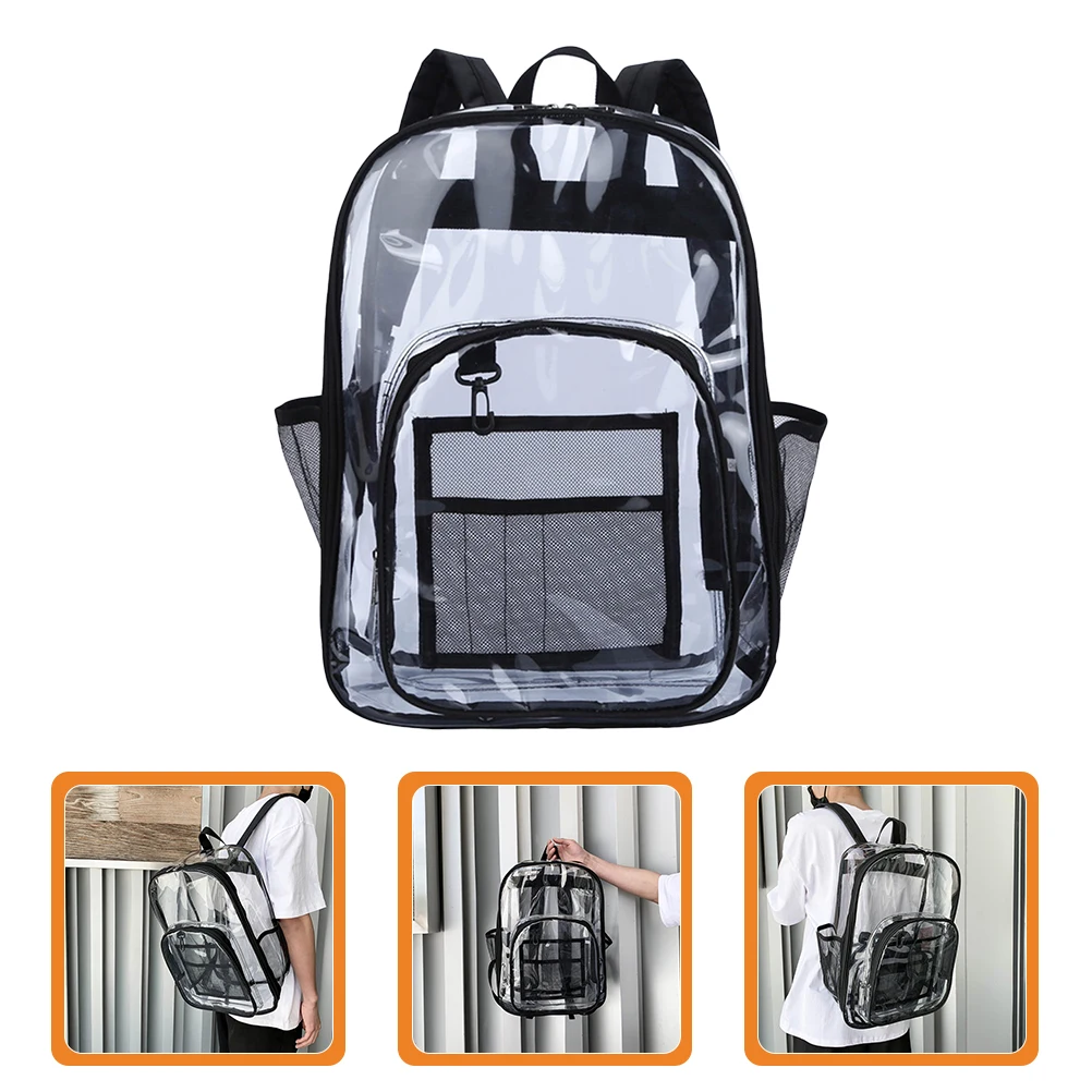Waterproof Students Schoolbag Portable Pc Material Backpack Adjustable Straps Casual Travel Outdoor Multipurpose Storage Bag
