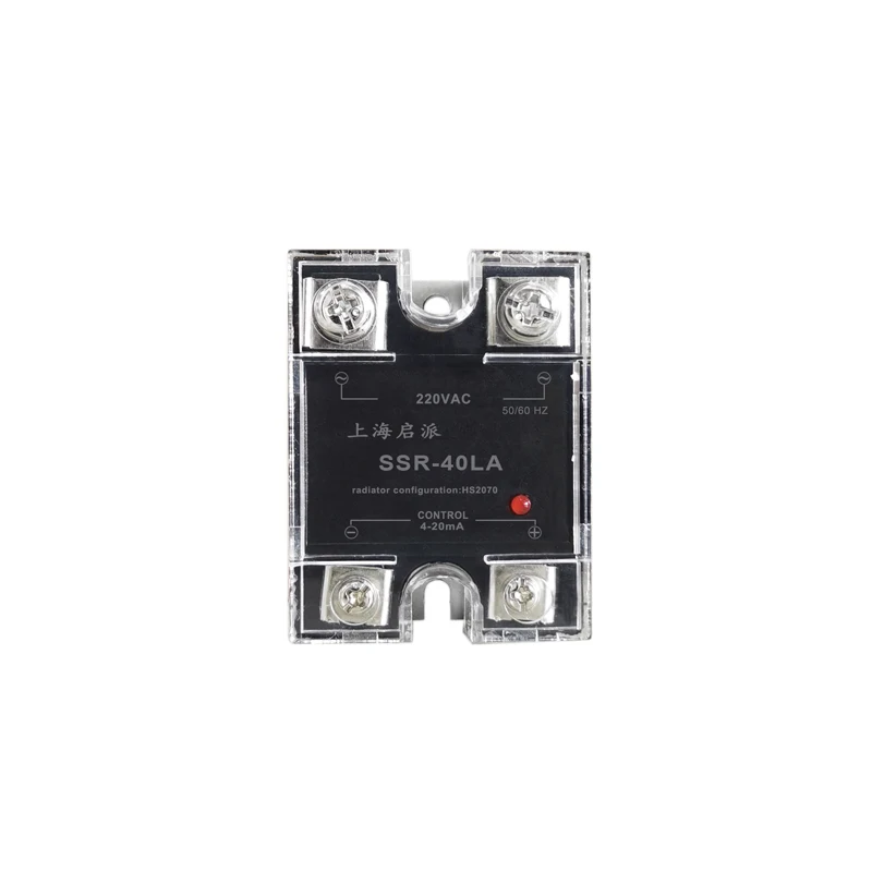 

Твердотельный регулируемый тиристорный модуль управления 4-20 мА SSR-10LA25LA Фазовый сдвиг 40A60A Электрический нагрев SCR