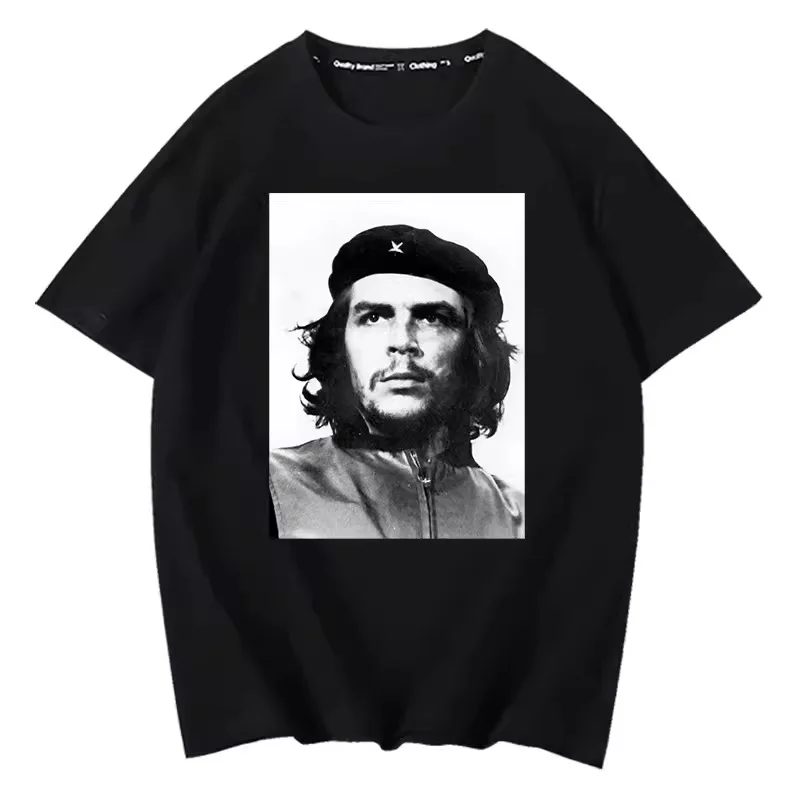 

Revolutionary hero communist Che Guevara men's 100% cotton top short-sleeved T-shirt