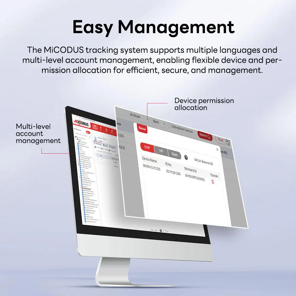 MiCODUS One Year Platform licence GPS Trackers LK720/MV720/TK905/MV730/GPS103/GPS303/LK/CJ/ST-901 Tracking Platform One Year APP image 4