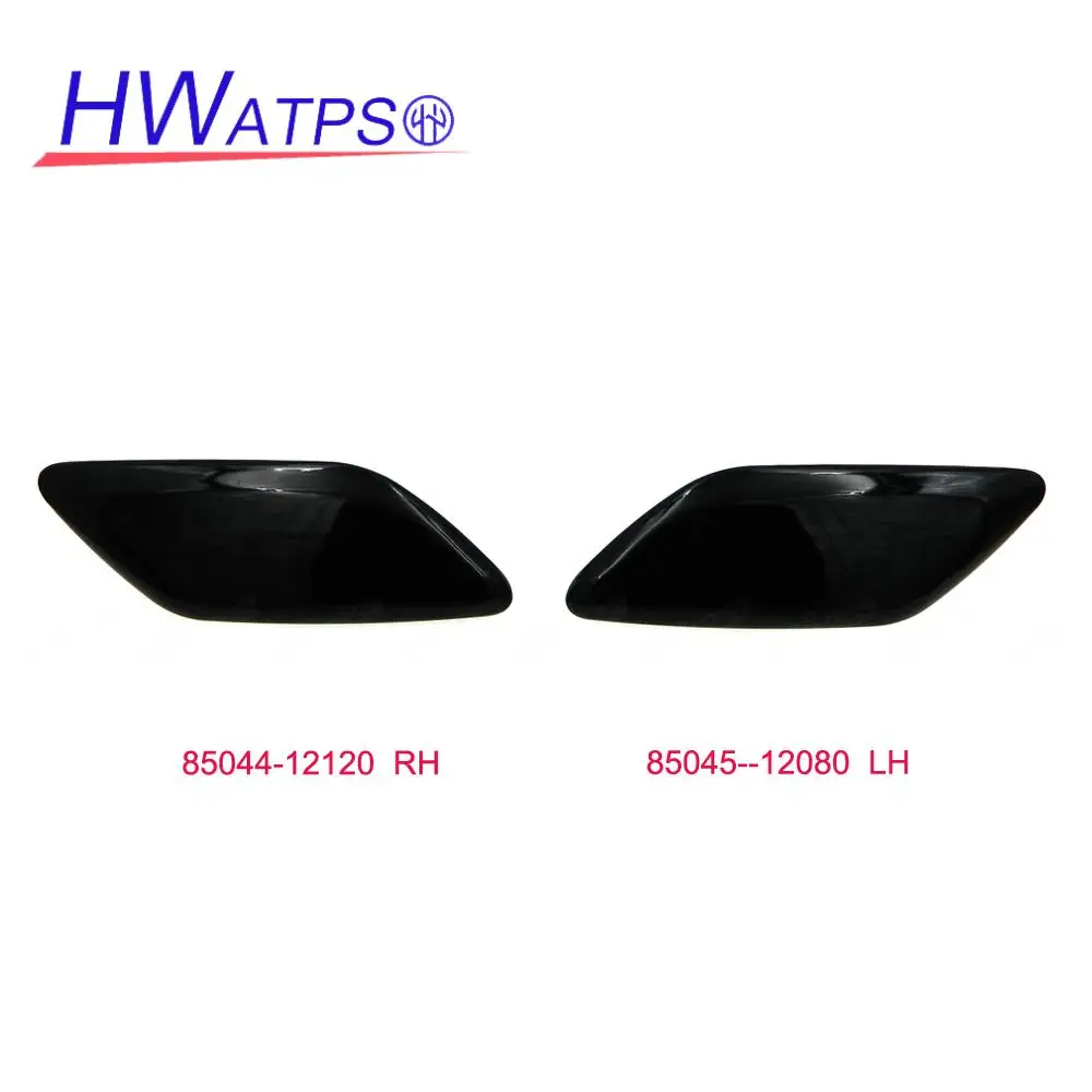 HWATPS Front Bumper Headlight Washer Nozzle Cover Cap 85044-12120 RH 85045-12080 LH For Toyota Corolla E14 E15 1.8L 2007-2010 