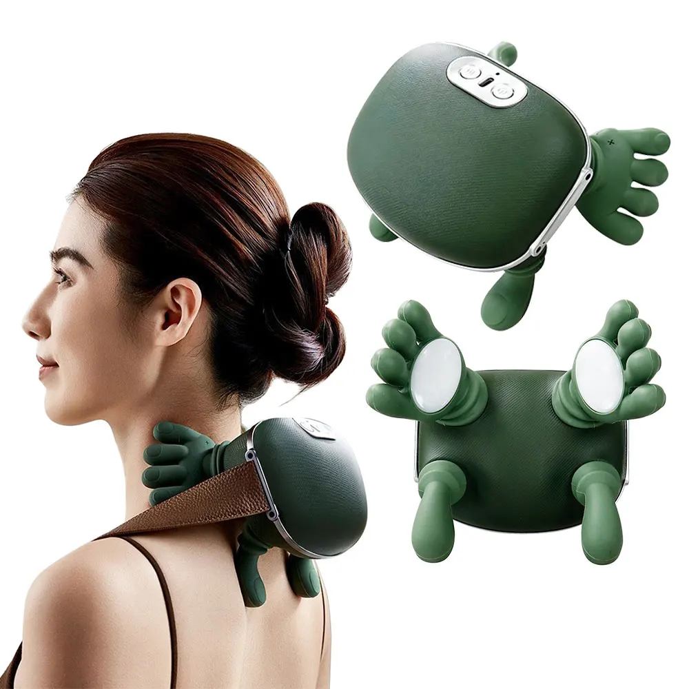 Electric Neck Shoulder Massager Bionic Finger Deep Tissue Muscle Kneading Massage Back Shoulder Cervical Spine Relaxation Tools
