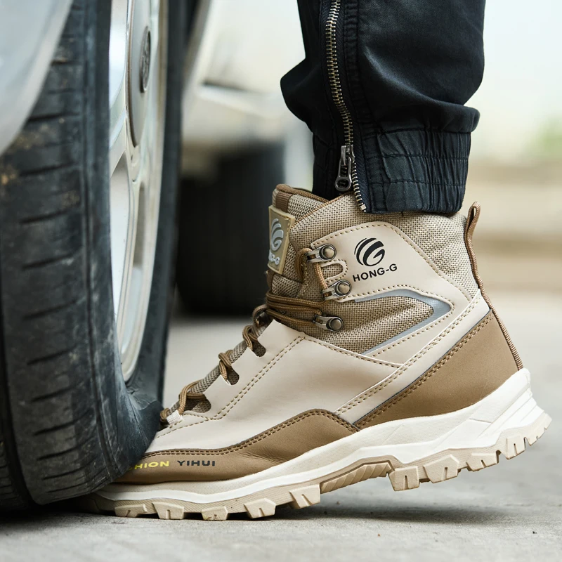 عالية أعلى أحذية رجالية الصلب تو أحذية أحذية العمل أحذية أمان الرجال ثقب واقية الأمن الأحذية أحذية حماية أحذية لحام