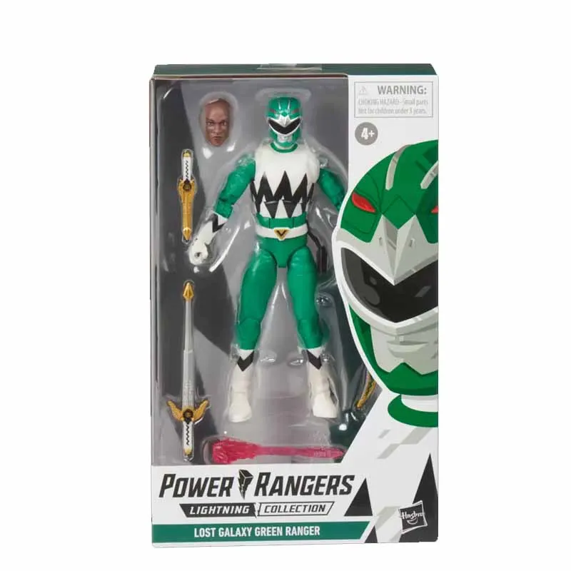 هاسبرو باور رينجرز لايتنينج كوليكشن دينو ثاندر يلو رينجر/لوست جالاكسي جرين/ويلد فورس بلو أكشن نموذج لجسم الهدايا
