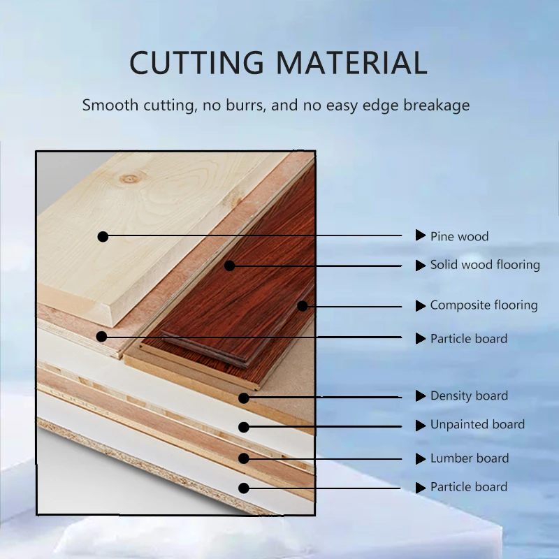 Pisau Gergaji Bundar 125Mm 5 Inci 30 Gigi Cakram Pemotong Kayu Karbida Bor 20Mm untuk Pekerjaan Kayu