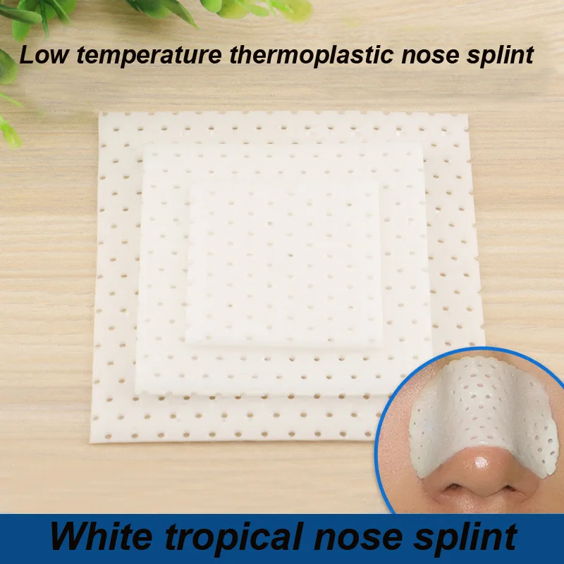 nasal plastic surgery fixation and protection low temperature thermoplastic nose splint