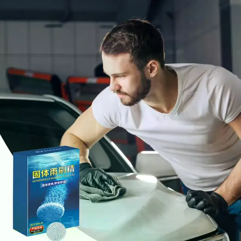 10/20/100 PCS Concentrated Car Windshield Washer Effervescent Tablets Strong Stain Removal Easy Dissolution For Daily Auto Clea