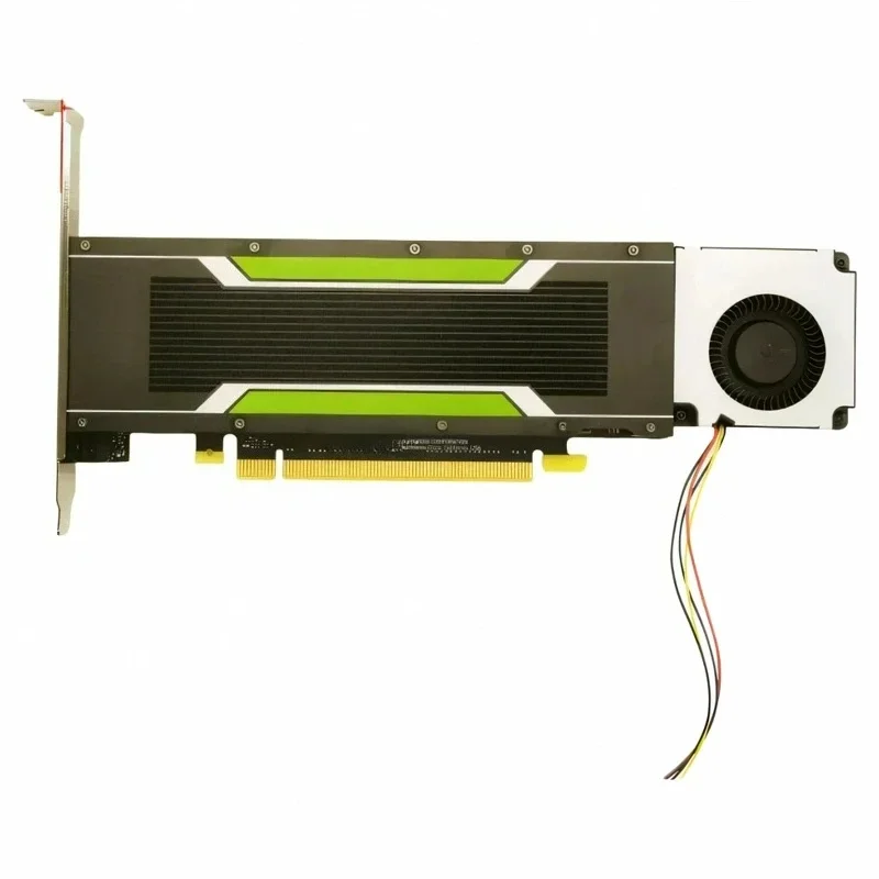 100% New Modified Active Turbo Cooling Fan, Silent 4‑Pin PWM FOR NVIDIA Tesla P4 M4 T4 A2 GPU